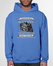 Load image into Gallery viewer, Shes Stubborn Messy And A Brat At Times Black Gift For Husband Hoodie

