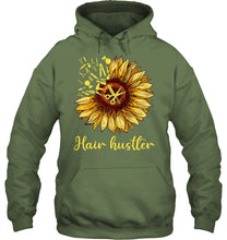 Load image into Gallery viewer, Hair Hustler Sunflower Trending Gift For Friends Hoodie
