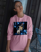 Load image into Gallery viewer, Lovely Phone Case Twinkling Blue Heart Gift For Goat Lovers Unisex Long Sleeve
