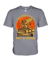 Load image into Gallery viewer, I'm A Book Dragon Not A Worm Gift For Dragon Lovers Guys V-Neck
