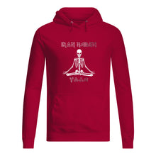 Load image into Gallery viewer, Yoga Iron Skeleton Dark Blue Background Gift For Men Hoodie
