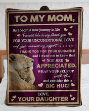 Load image into Gallery viewer, Daughter Gift For Mom Wrap Yourself Up With This Blanket Sherpa Blanket
