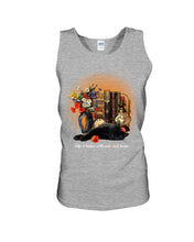Load image into Gallery viewer, Black Cat Life Is Better With Books Gift For Cat Lovers Unisex Tank Top
