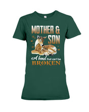 Load image into Gallery viewer, Mother And Son A Bond That Can't Be Broken Ladies Tee
