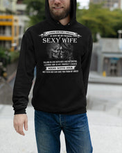 Load image into Gallery viewer, Shes Stubborn Messy And A Brat At Times Black Gift For Husband Hoodie
