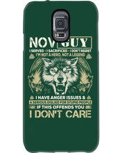 Load image into Gallery viewer, November Guy I Am Not A Hero Not A Legend I Have Anger Issues Birthday Gift Phone case
