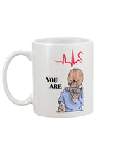 Load image into Gallery viewer, You Are Sister Heartbeat Gift For Sister Mug
