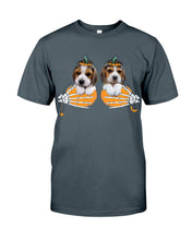 Load image into Gallery viewer, Beagle Hand Bones My Breast Gift For Dog Lovers Guys Tee
