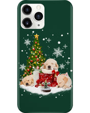 Load image into Gallery viewer, Funny Golden Retrievers Sleep In Red Boots Gift For Dog Lovers Phone case
