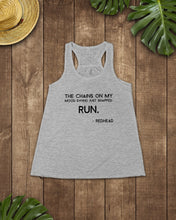 Load image into Gallery viewer, The Chains On My Mood Swing Just Snapped Run Trending Ladies Flowy Tank
