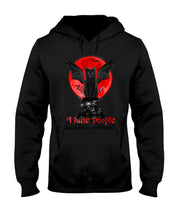 Load image into Gallery viewer, I Hate People Trending Gift For Cat Lovers Hoodie
