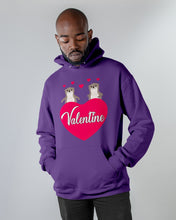 Load image into Gallery viewer, Couple Otter Valentine's Day Gift For Otter Lovers Hoodie
