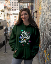 Load image into Gallery viewer, Butterfly Live Laugh Love Gift For Lover Hoodie

