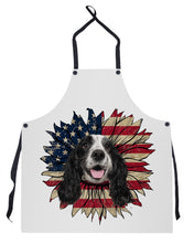 Load image into Gallery viewer, English Cocker Spaniel US Sunflower Gift For Dog Lovers Apron

