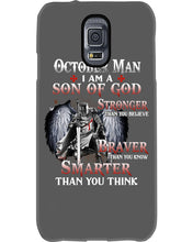 Load image into Gallery viewer, October Man Son Of God Birthday Meaningful Gift For Men Phone case
