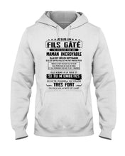 Load image into Gallery viewer, Fils Gâté J'ai Été Élevé PẢ Une Maman Incroyable En Septembre Hoodie
