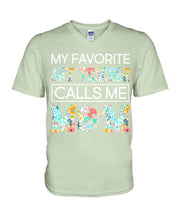 Load image into Gallery viewer, My Favorite Art Teacher Calls Me Mom For Personalized Job Gift Guys V-Neck
