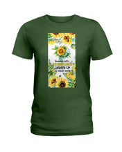 Load image into Gallery viewer, Someone With Childhood Cancer Lights Up My Whole World Trending Ladies Tee
