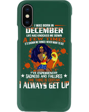 Load image into Gallery viewer, December Superwoman  Life Has Knocked Me Down Birthday Meaningful Gift Phone case
