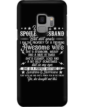Load image into Gallery viewer, Shes Stubborn Messy And A Brat At Times Black Gift For Husband Phone case
