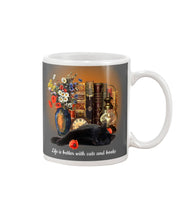 Load image into Gallery viewer, Black Cat Life Is Better With Books Gift For Cat Lovers Mug
