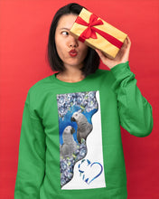 Load image into Gallery viewer, Magical Gray Couple African Parrot Gift For Bird Lovers Sweatshirt
