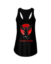 Load image into Gallery viewer, I Hate People Trending Gift For Cat Lovers Ladies Flowy Tank
