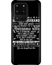 Load image into Gallery viewer, Shes Stubborn Messy And A Brat At Times Black Gift For Husband Phone case
