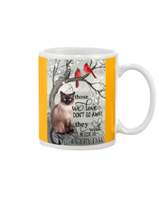 Load image into Gallery viewer, Siamese Cat Red Cardinals Those We Love Mug
