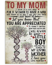Load image into Gallery viewer, Giving For  Nana You'll Be Always My Loving Mother  Custom Design Vertical Poster
