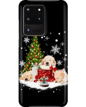 Load image into Gallery viewer, Funny Golden Retrievers Sleep In Red Boots Gift For Dog Lovers Phone case
