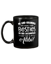 Load image into Gallery viewer, Me And Grandma Are More Than Besties Custom Gift For Family Mug
