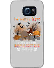 Load image into Gallery viewer, Sloth I'm Really A Storm Don't Let This Human Costume Halloween Gift Phone case
