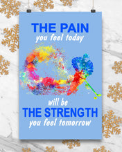 Load image into Gallery viewer, The Pain You Feel Today Will Be The Strength Gift For Women Vertical Poster
