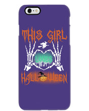 Load image into Gallery viewer, This Girl Loves Halloween Gift For Girls Phone case
