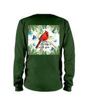 Load image into Gallery viewer, Scarlet Macaw With Butterflies I Am Always With You Gift For Lover Unisex Long Sleeve
