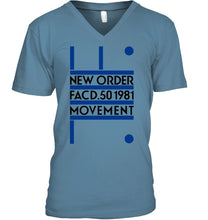 Load image into Gallery viewer, New Order Facd 501981 Movement Simple Unique Custom Design Guys V-Neck
