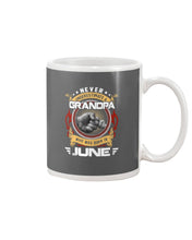 Load image into Gallery viewer, Never Underestimate   A June  Grandpa Trending For Birthday Gift Mug
