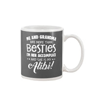 Load image into Gallery viewer, Me And Grandma Are More Than Besties Custom Gift For Family Mug
