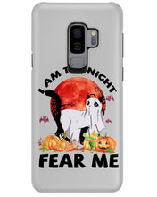 Load image into Gallery viewer, I Am The Night Fear Me Ghost Cat Gift For Cat Lovers Phone case
