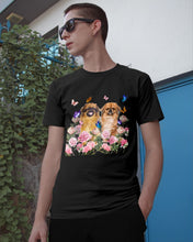 Load image into Gallery viewer, Pekingese With Peonies Gift For Dog Lovers Guys Tee
