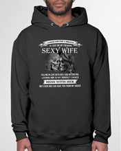 Load image into Gallery viewer, Shes Stubborn Messy And A Brat At Times Black Gift For Husband Hoodie
