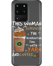 Load image into Gallery viewer, The Quarantine Time With Yarn And Coffee Gift For Women Phone case
