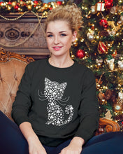 Load image into Gallery viewer, Cat With Clover Lucky Great Gift For Cat Lovers Sweatshirt
