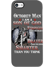 Load image into Gallery viewer, October Man Son Of God Birthday Meaningful Gift For Men Phone case
