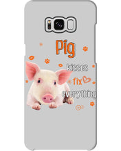 Load image into Gallery viewer, Pig Kisses Fix Everything Gift For Pig Lovers Phone case
