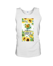 Load image into Gallery viewer, Someone With Childhood Cancer Lights Up My Whole World Trending Unisex Tank Top
