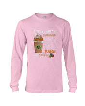 Load image into Gallery viewer, The Quarantine Time With Yarn And Coffee Gift For Women Unisex Long Sleeve

