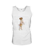 Load image into Gallery viewer, Brittany Spaniel Climb Curtain Gift For Dog Lovers Unisex Tank Top
