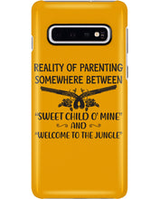 Load image into Gallery viewer, Reality Of Parenting Somewhere Between Sweer Child O' Mine Phone case
